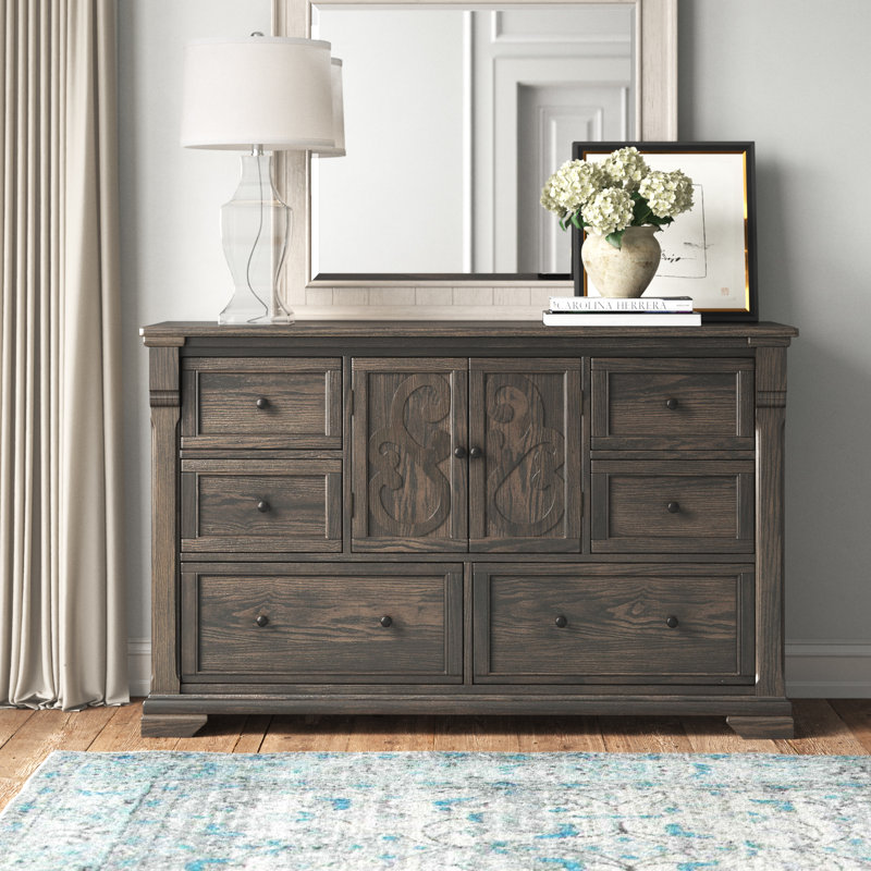 Kelly Clarkson Home Folk 6 Drawer Combo Dresser Wayfair